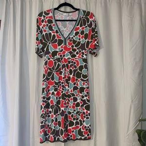 Boden Floral Kimono sleeve dress size 10R